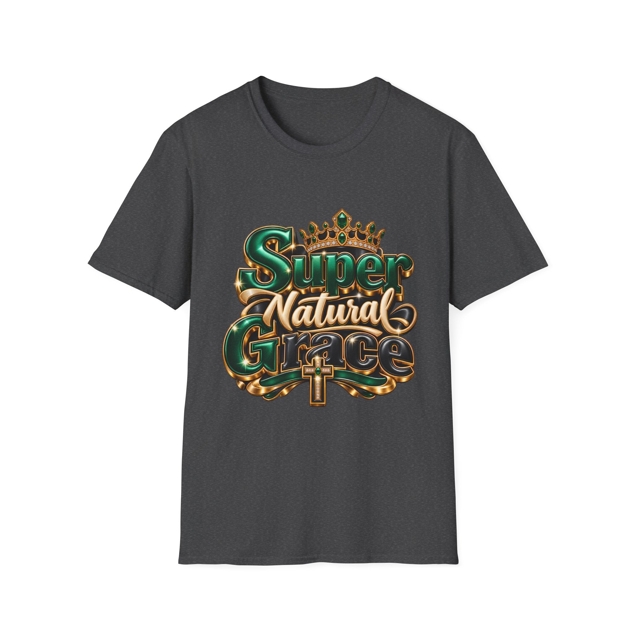 Super Natural Tee — Crowned "Super Natural" Graphic T-Shirt