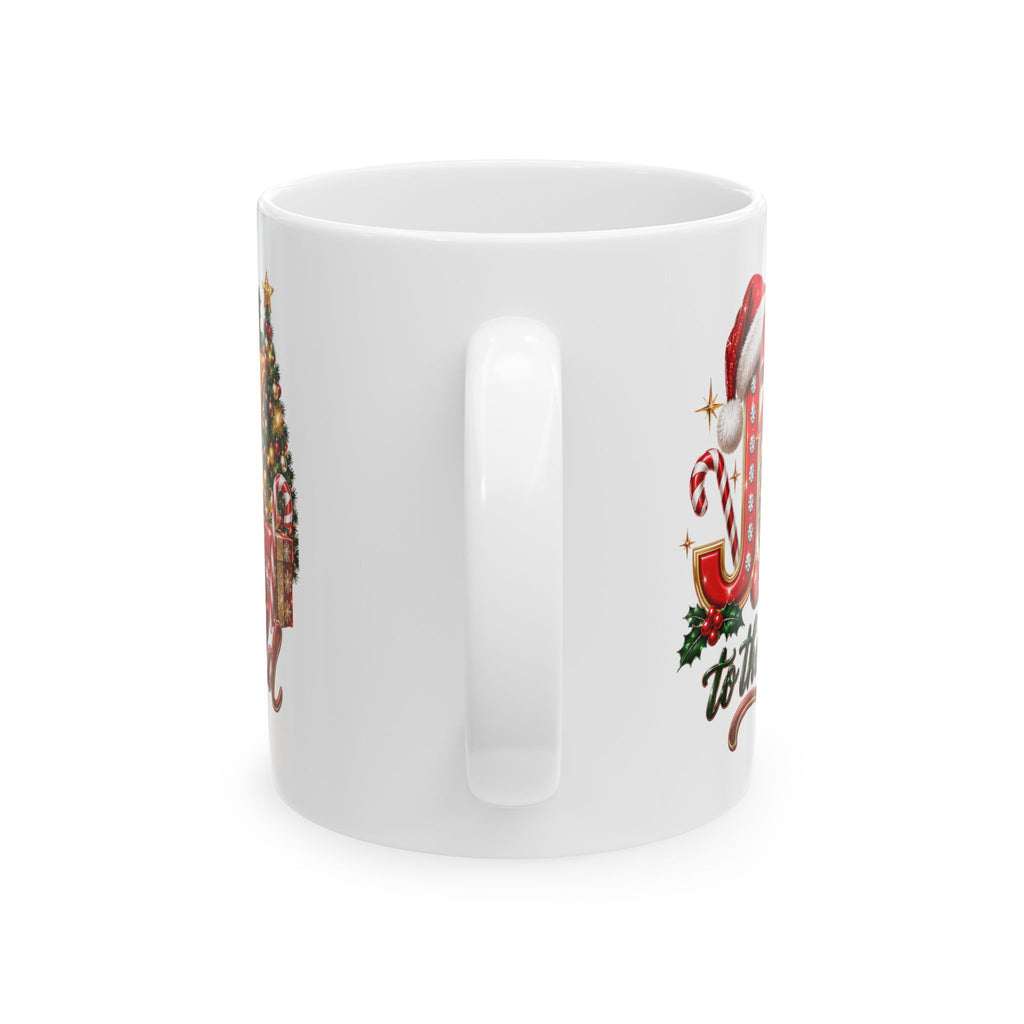 Joy to the World Christmas Mug – Festive Holiday Ceramic Coffee Cup (11oz, 15oz)