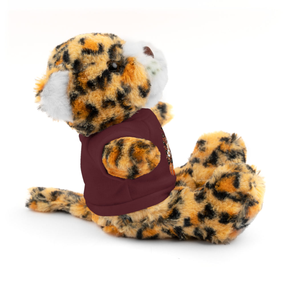 Autumn Owl Plush Bear with Pumpkin Tee