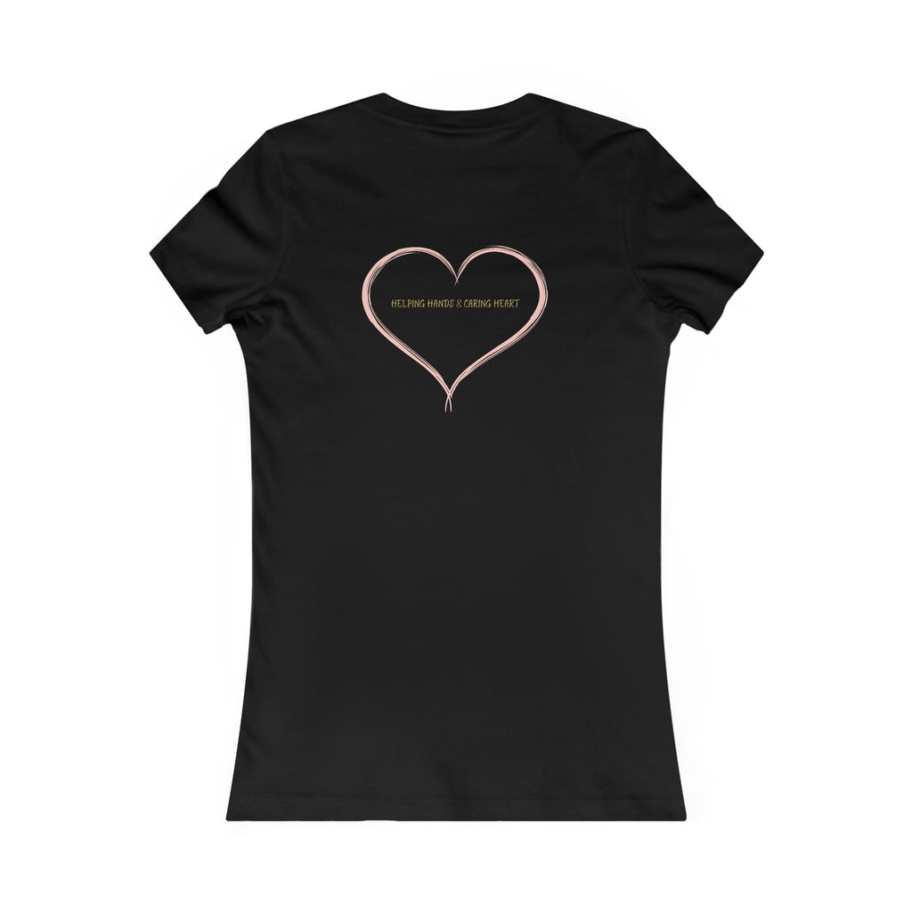 Nurse Floral Tee — Women's Nursing Shirt with Stethoscope & Heart Design