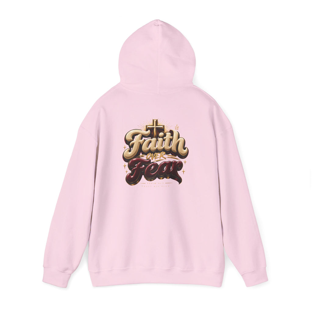Faith Over Fear Hoodie – Inspirational Christian Pullover