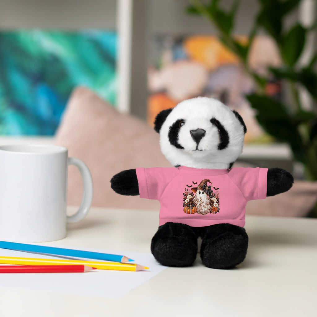Autumn Owl Plush Bear with Pumpkin Tee