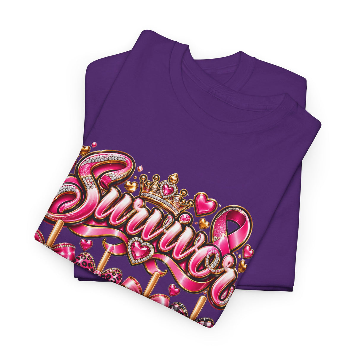 Survivor Pink Ribbon T-Shirt — Breast Cancer Awareness Survivor Tee