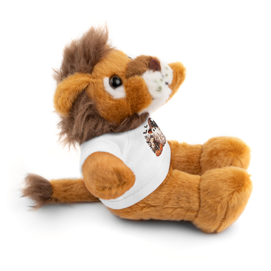 Autumn Owl Plush Bear with Pumpkin Tee