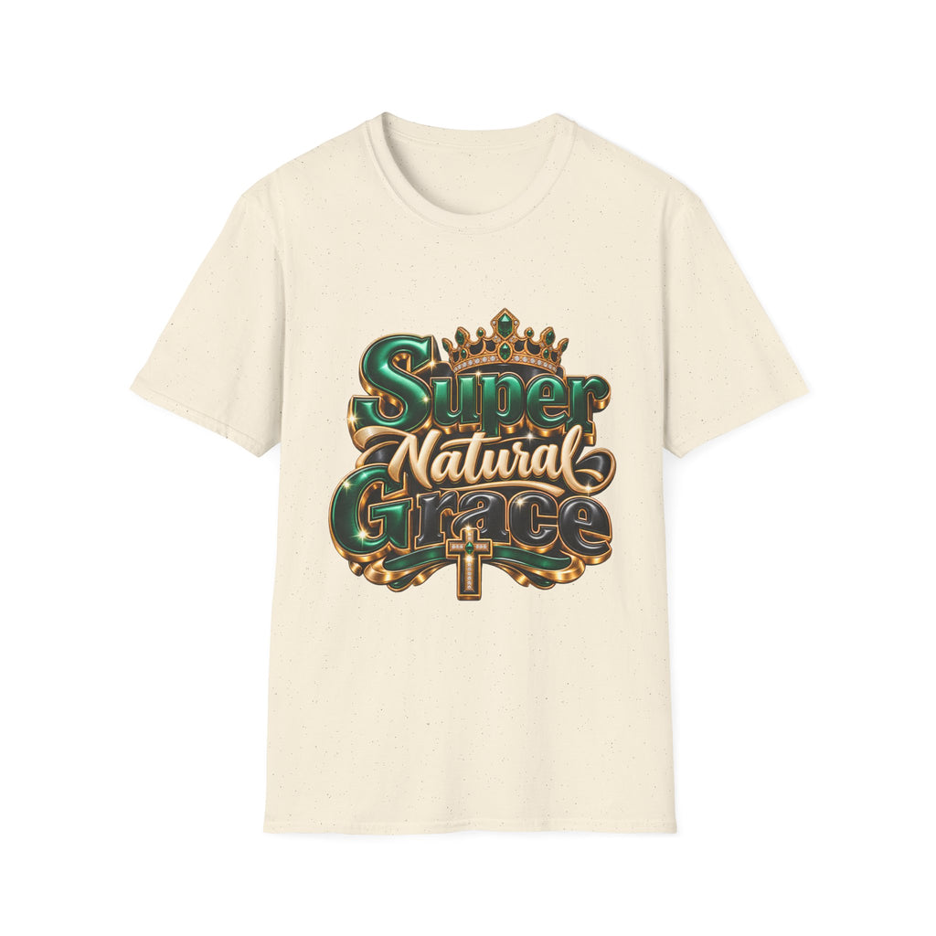 Super Natural Tee — Crowned "Super Natural" Graphic T-Shirt