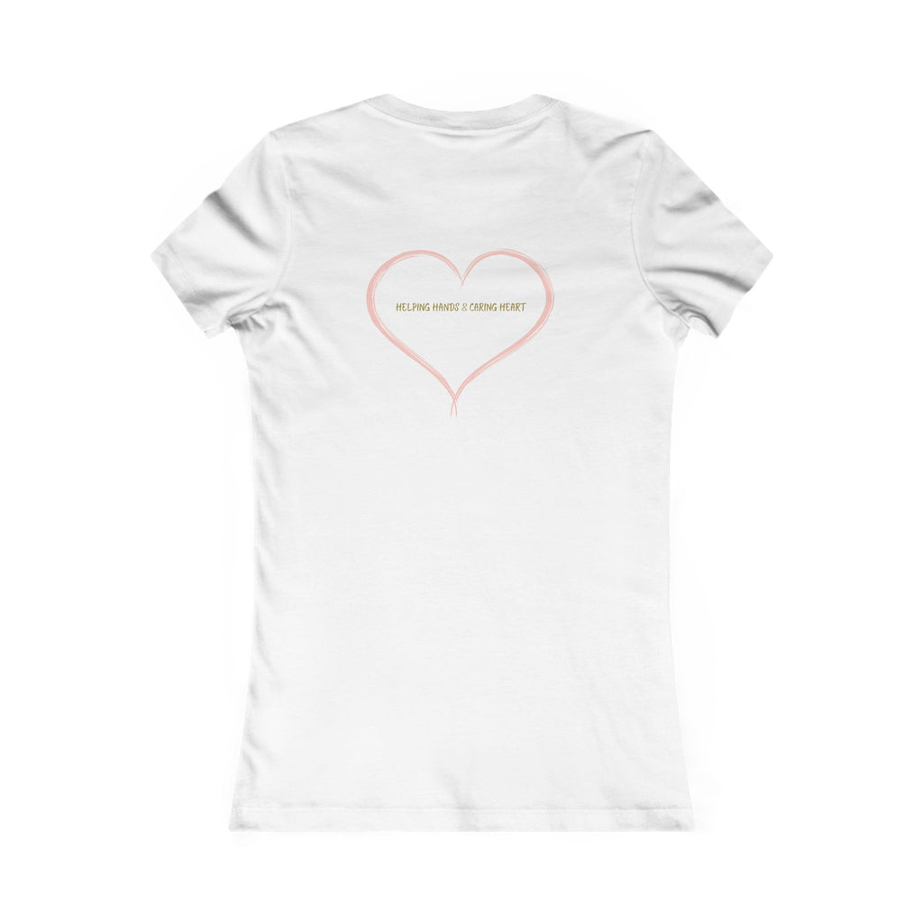 Nurse Floral Tee — Women's Nursing Shirt with Stethoscope & Heart Design