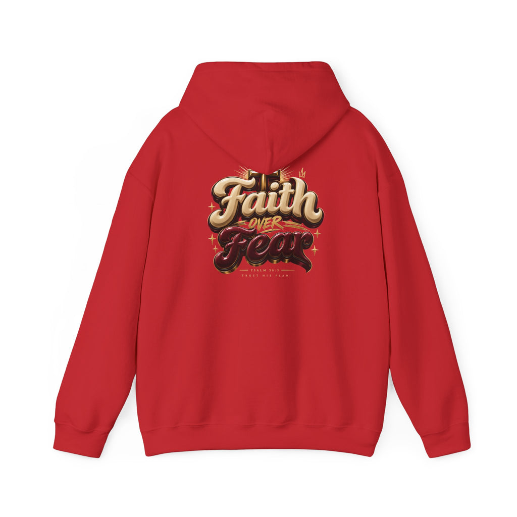 Faith Over Fear Hoodie – Inspirational Christian Pullover