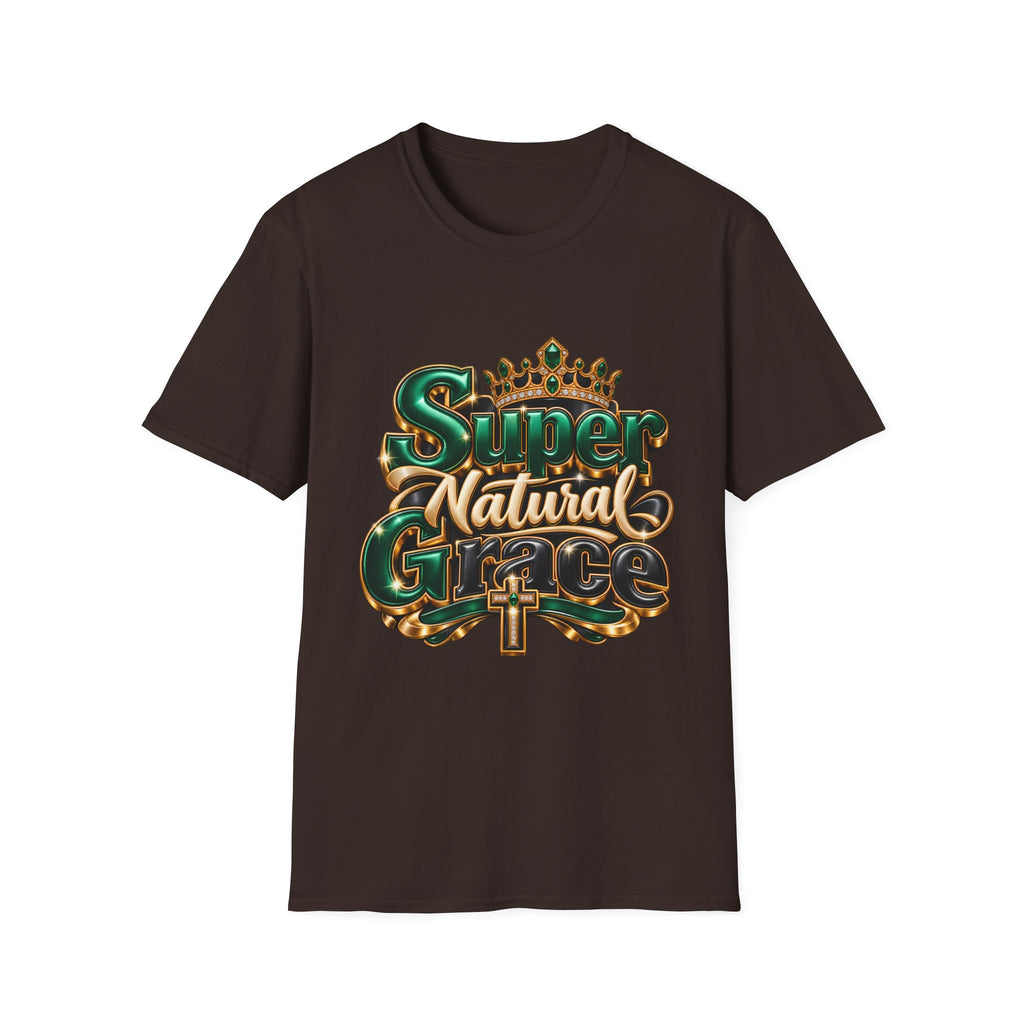 Super Natural Tee — Crowned "Super Natural" Graphic T-Shirt