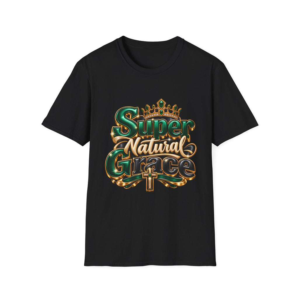 Super Natural Tee — Crowned "Super Natural" Graphic T-Shirt