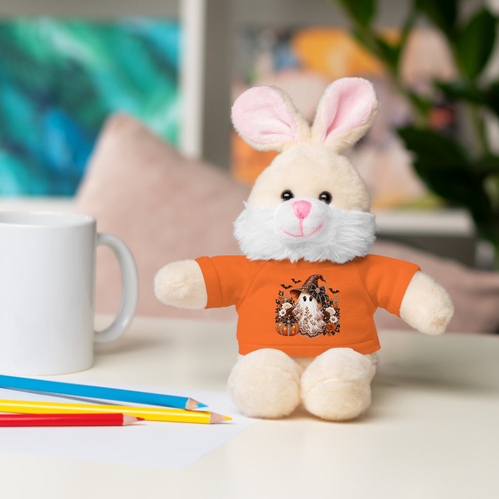 Autumn Owl Plush Bear with Pumpkin Tee