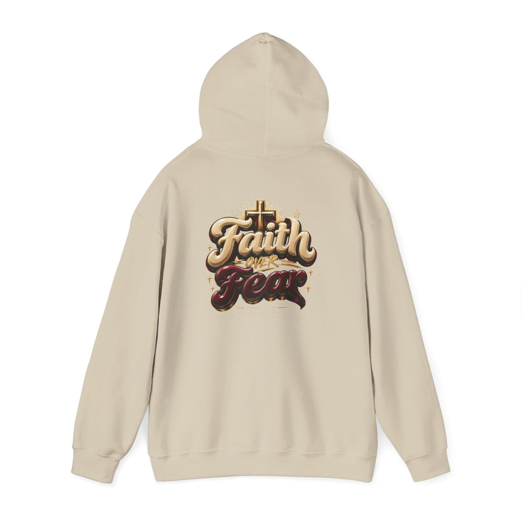 Faith Over Fear Hoodie – Inspirational Christian Pullover