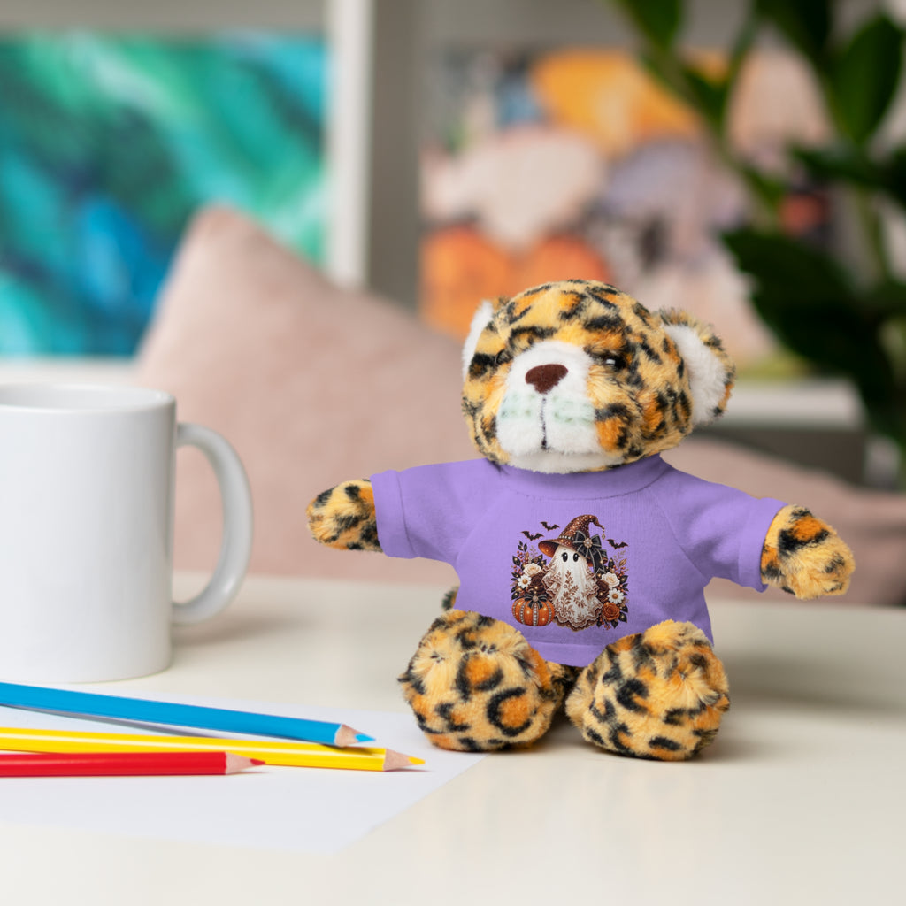 Autumn Owl Plush Bear with Pumpkin Tee