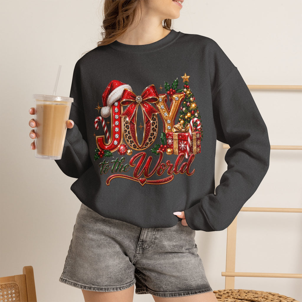 Christmas "Joy to the World" Crewneck Sweatshirt