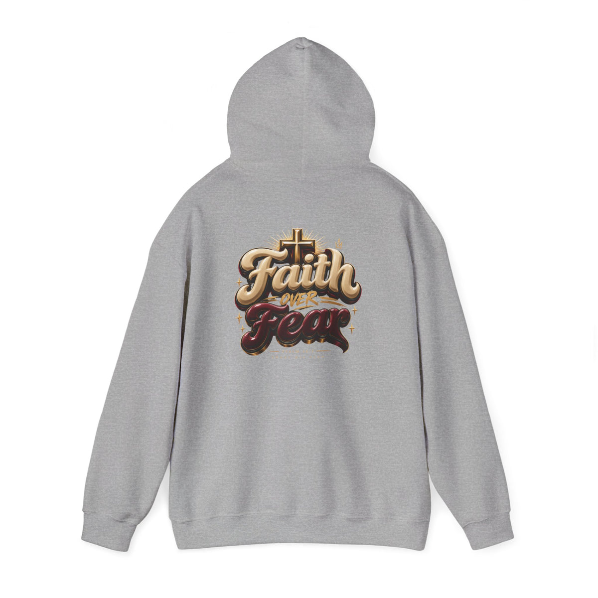 Faith Over Fear Hoodie – Inspirational Christian Pullover
