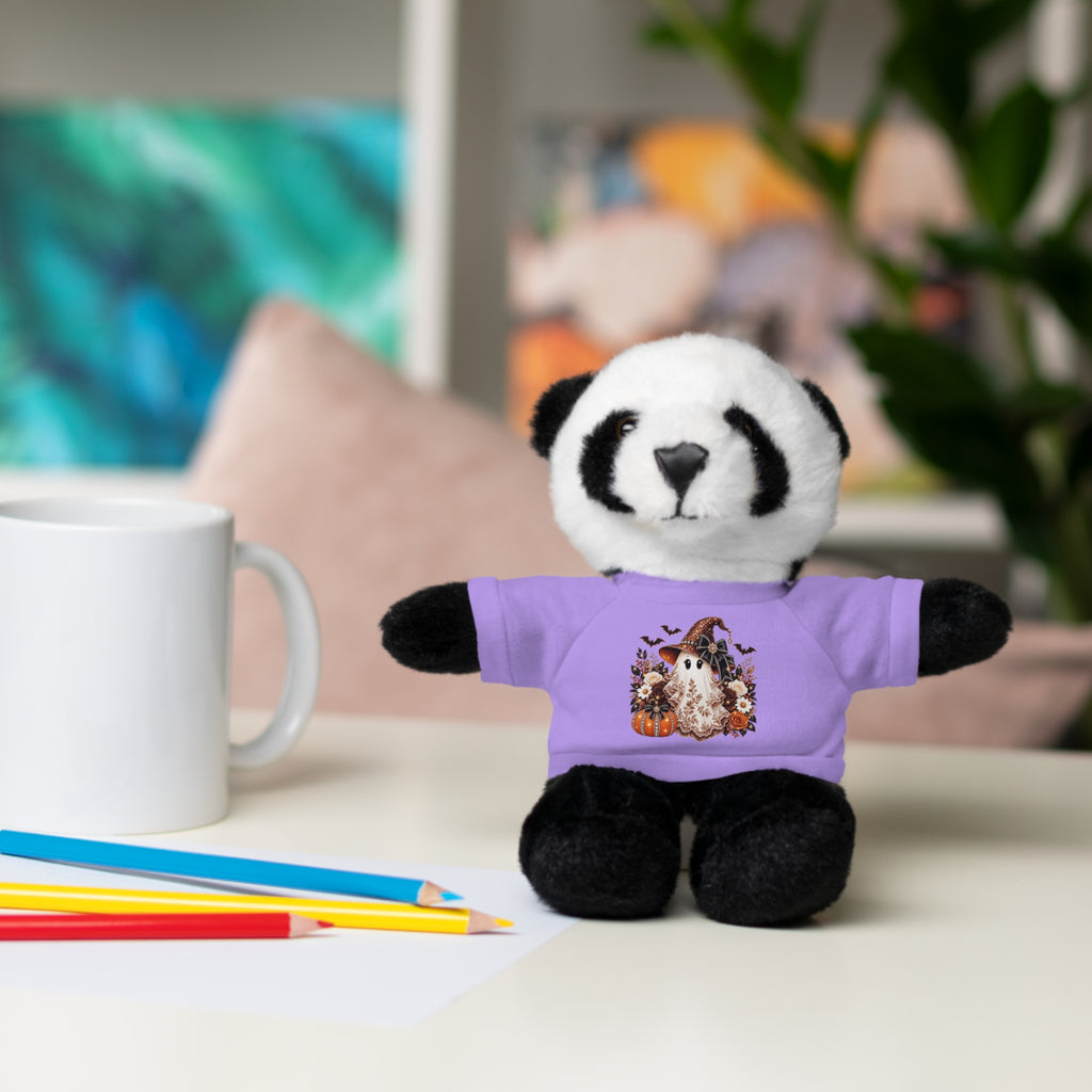 Autumn Owl Plush Bear with Pumpkin Tee