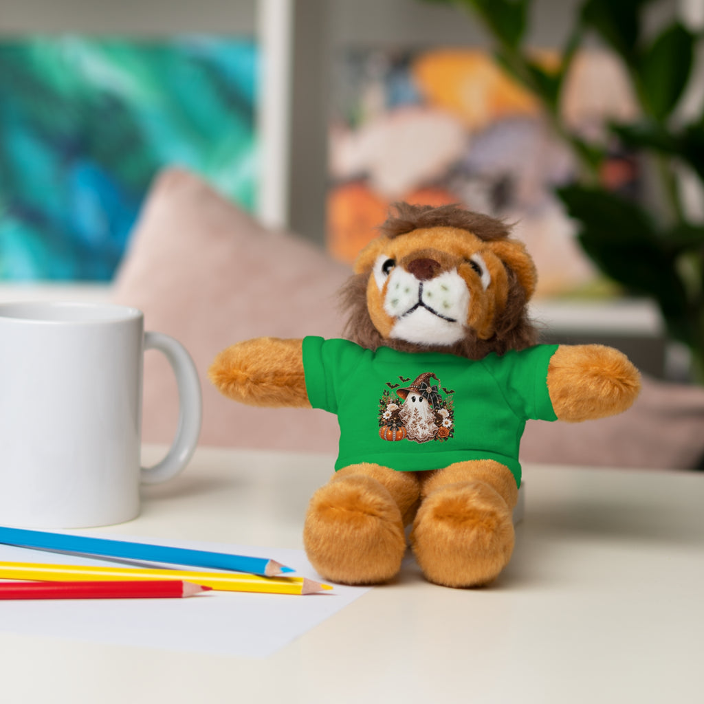 Autumn Owl Plush Bear with Pumpkin Tee