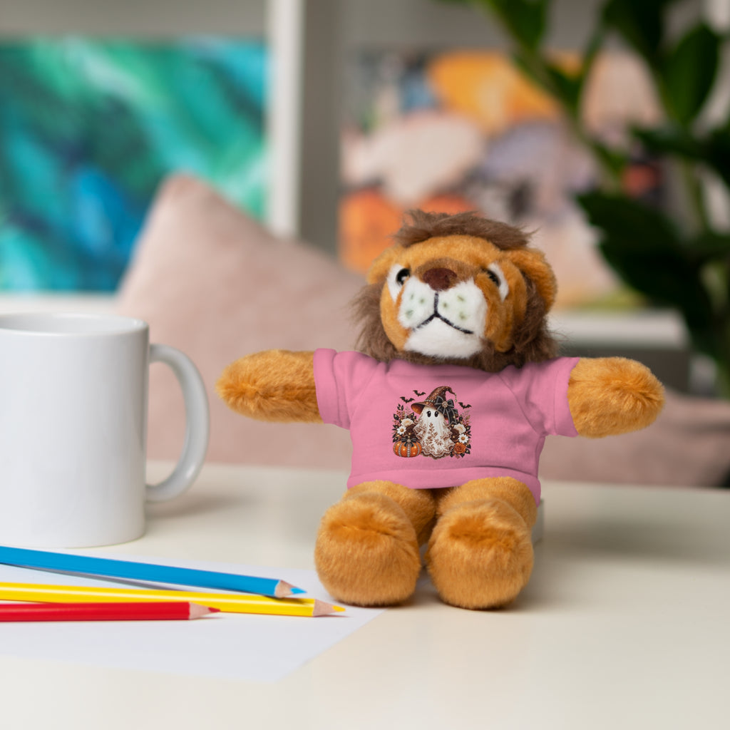 Autumn Owl Plush Bear with Pumpkin Tee