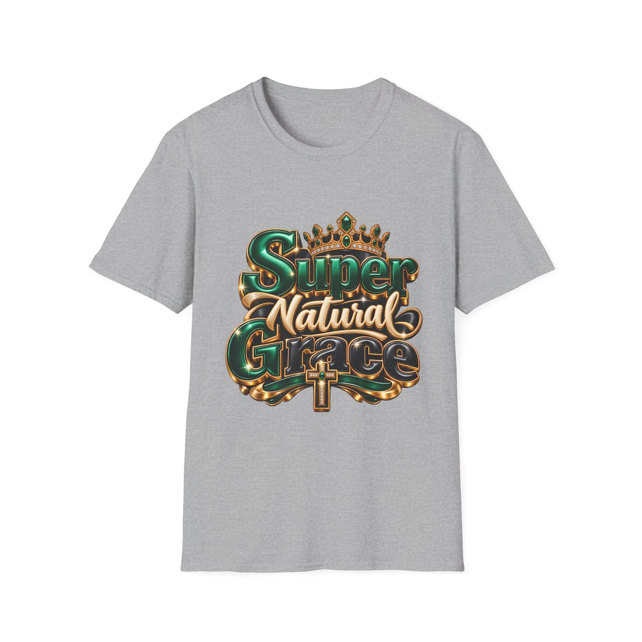 Super Natural Tee — Crowned "Super Natural" Graphic T-Shirt