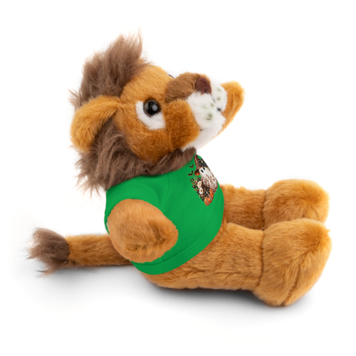 Autumn Owl Plush Bear with Pumpkin Tee
