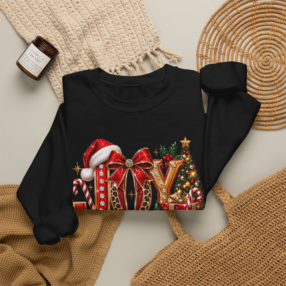 Christmas "Joy to the World" Crewneck Sweatshirt