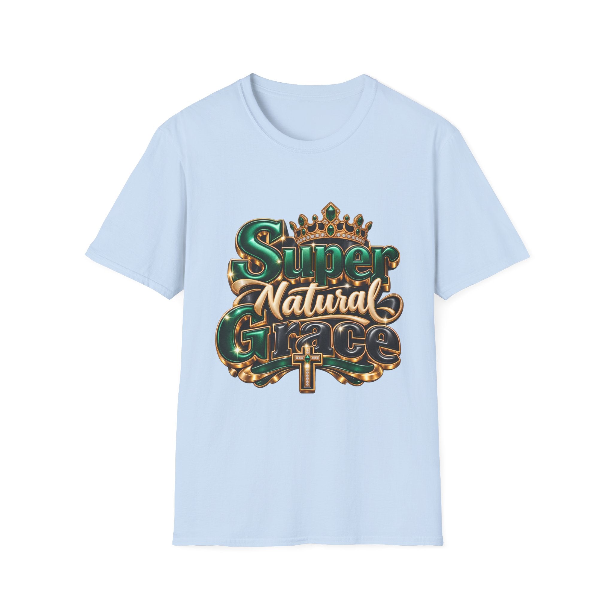 Super Natural Tee — Crowned "Super Natural" Graphic T-Shirt