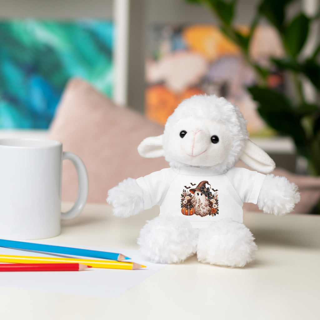 Autumn Owl Plush Bear with Pumpkin Tee