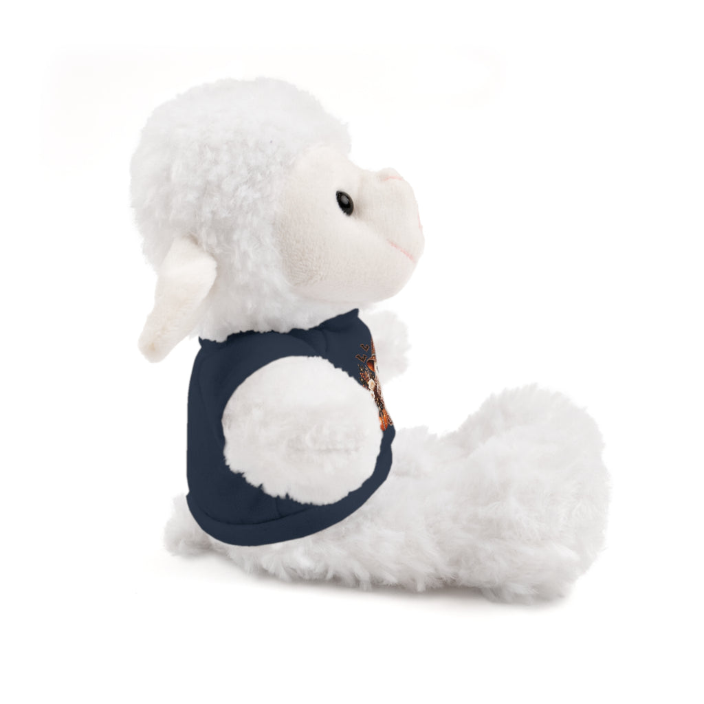 Autumn Owl Plush Bear with Pumpkin Tee