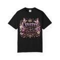 Covered by Grace T-Shirt — Floral Butterfly Christian Faith Tee