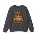King With a Purpose Lion Sweatshirt — Inspirational Graphic Crewneck