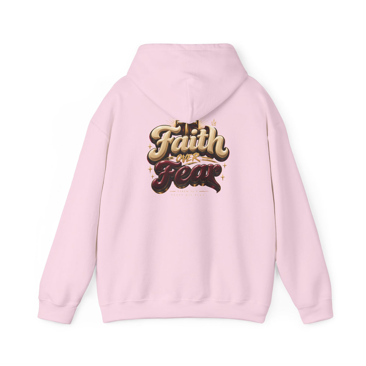 Faith Over Fear Hoodie – Inspirational Christian Pullover