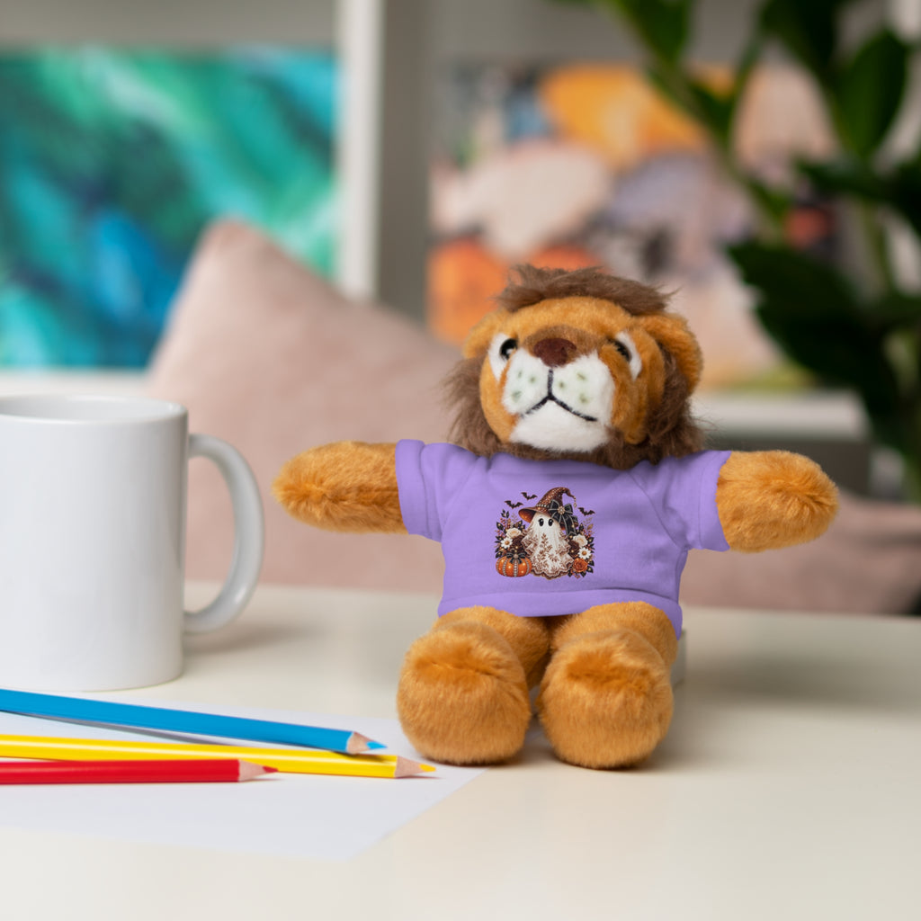 Autumn Owl Plush Bear with Pumpkin Tee