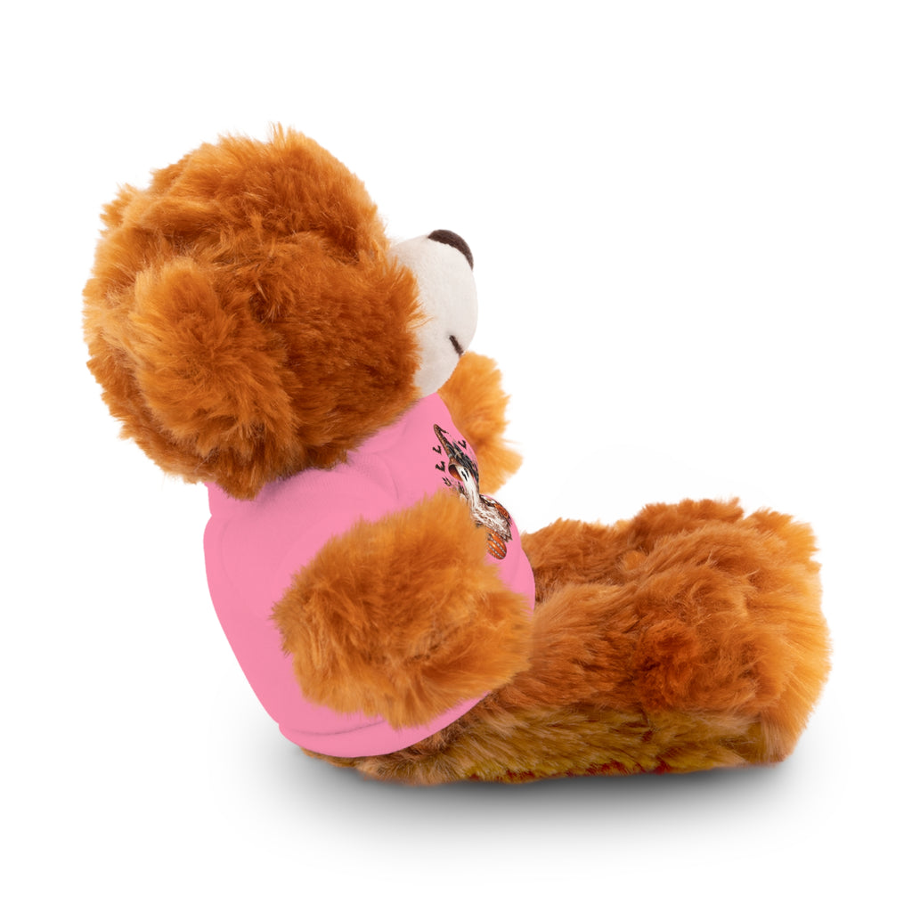Autumn Owl Plush Bear with Pumpkin Tee
