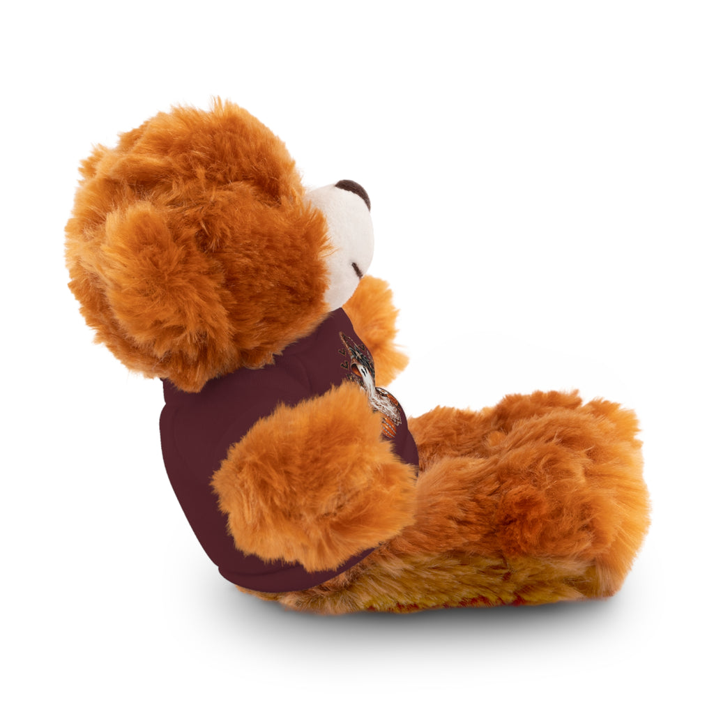 Autumn Owl Plush Bear with Pumpkin Tee