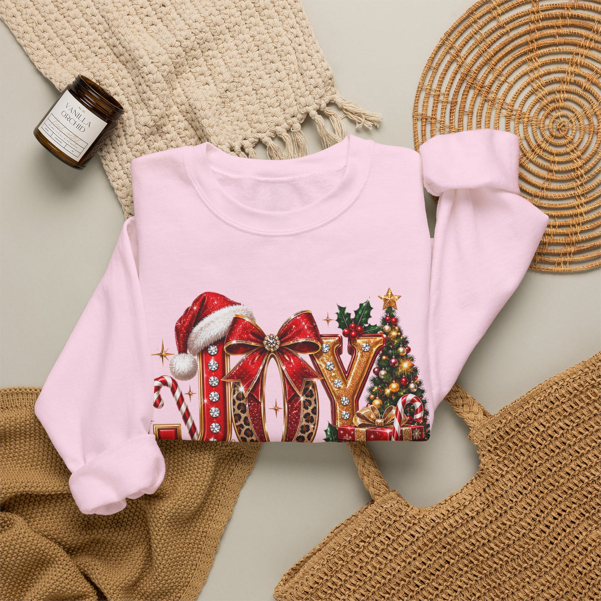 Christmas "Joy to the World" Crewneck Sweatshirt