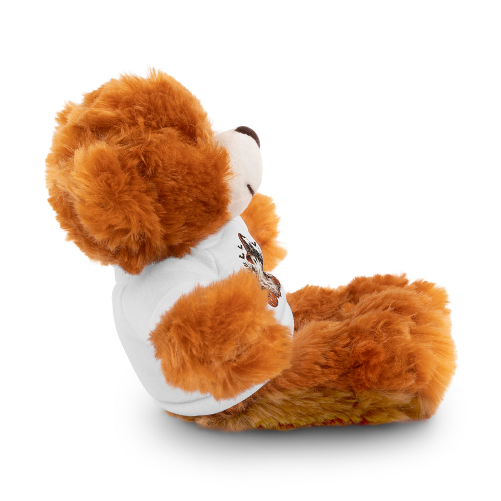 Autumn Owl Plush Bear with Pumpkin Tee