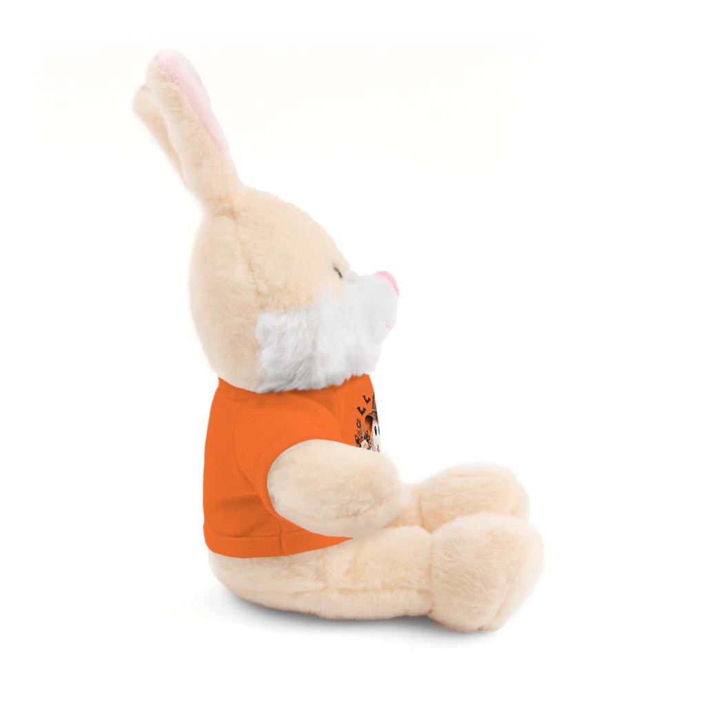 Autumn Owl Plush Bear with Pumpkin Tee
