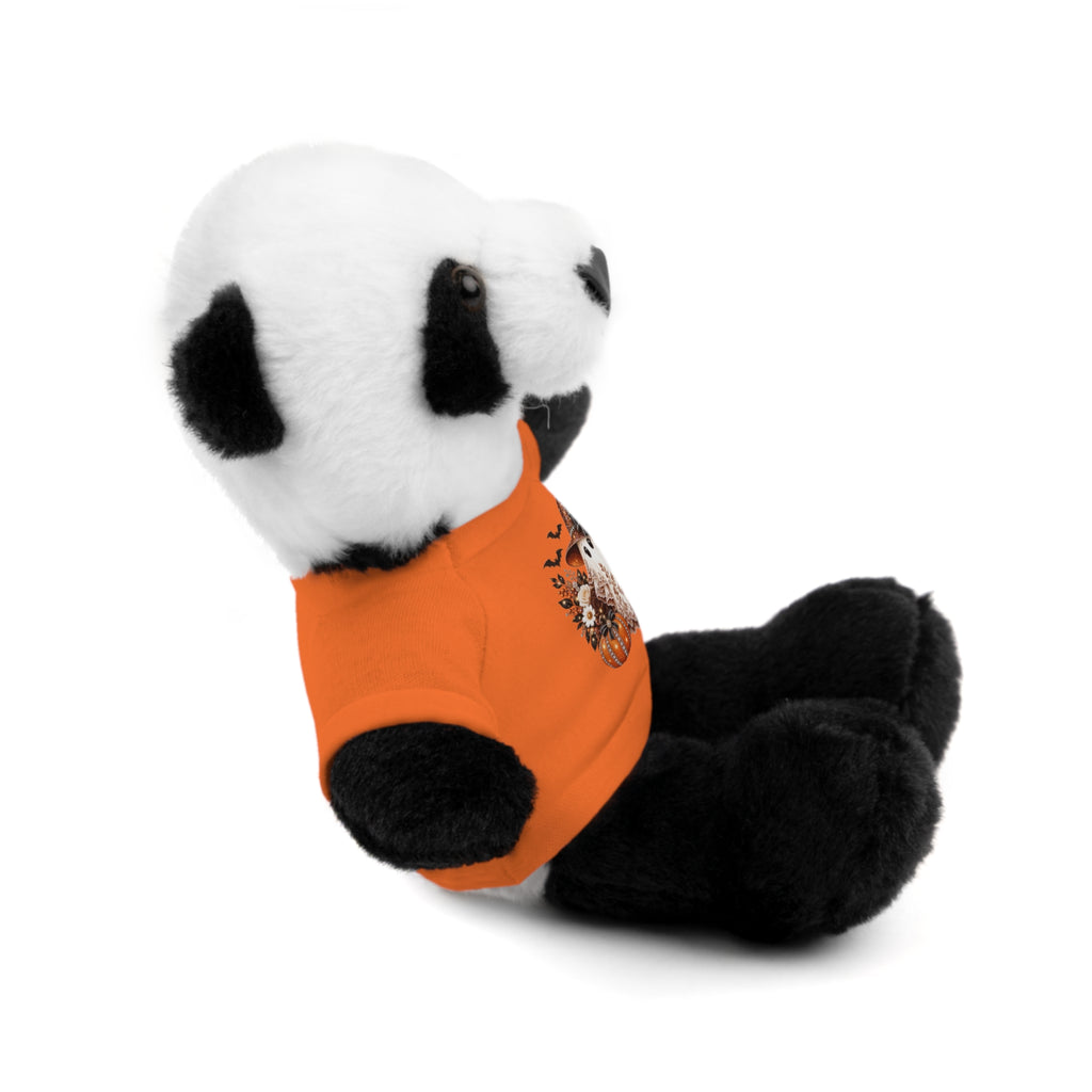 Autumn Owl Plush Bear with Pumpkin Tee