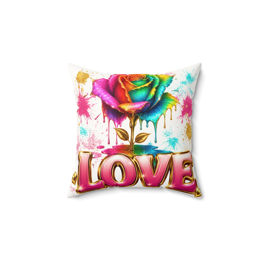 Faux Suede Square Pillow