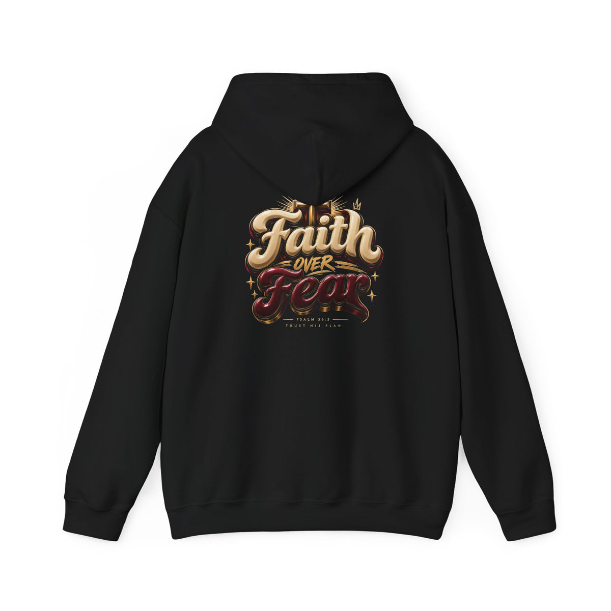 Faith Over Fear Hoodie – Inspirational Christian Pullover
