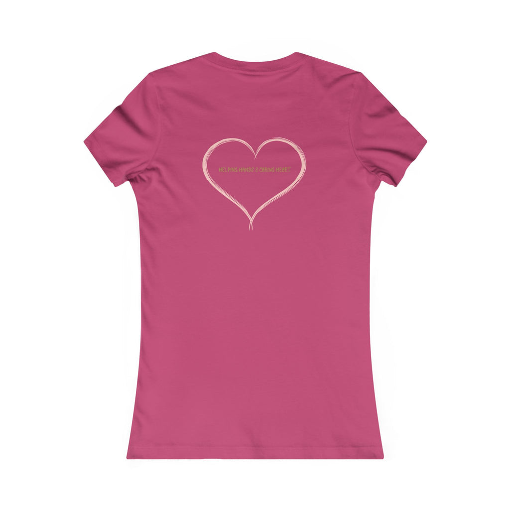 Nurse Floral Tee — Women's Nursing Shirt with Stethoscope & Heart Design