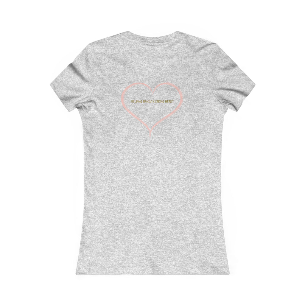 Nurse Floral Tee — Women's Nursing Shirt with Stethoscope & Heart Design