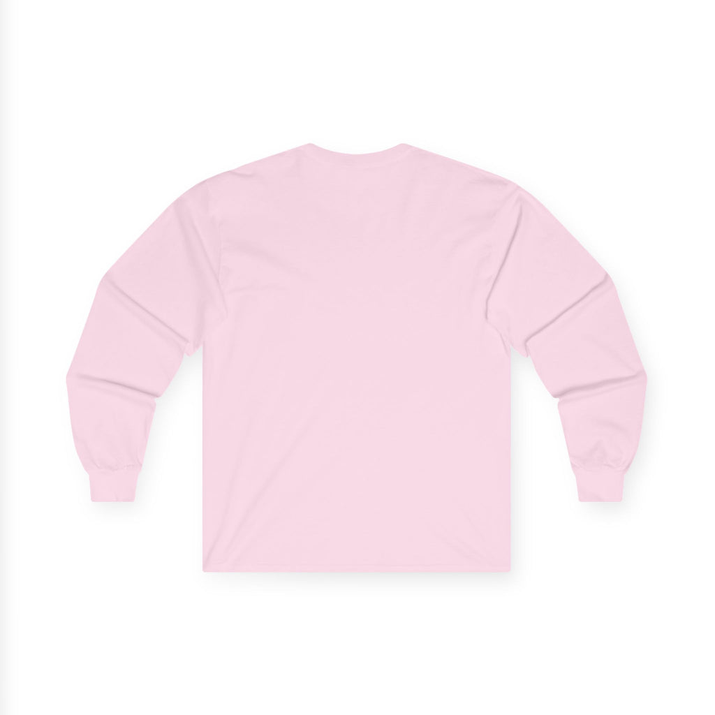 Mama Built Different Long Sleeve Tee — Pink Crowned Mom Graphic Shirt