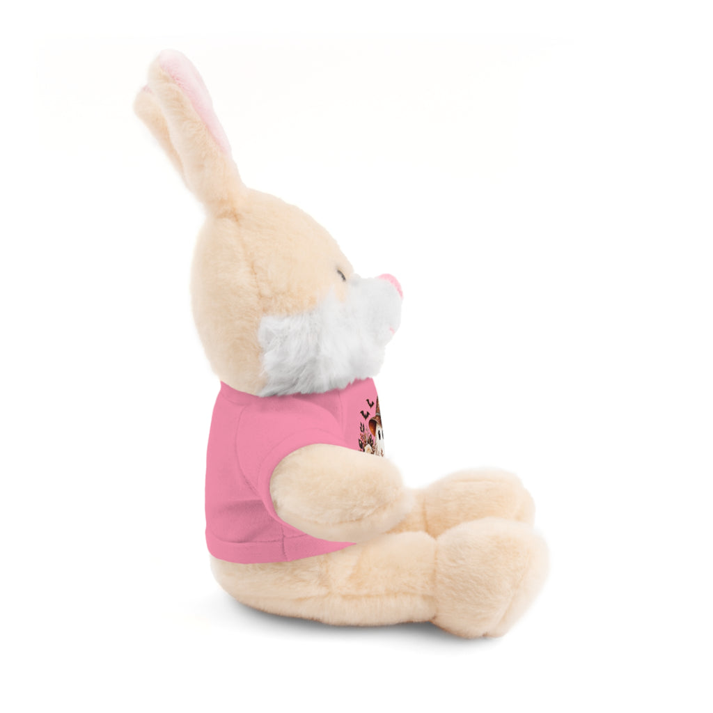 Autumn Owl Plush Bear with Pumpkin Tee