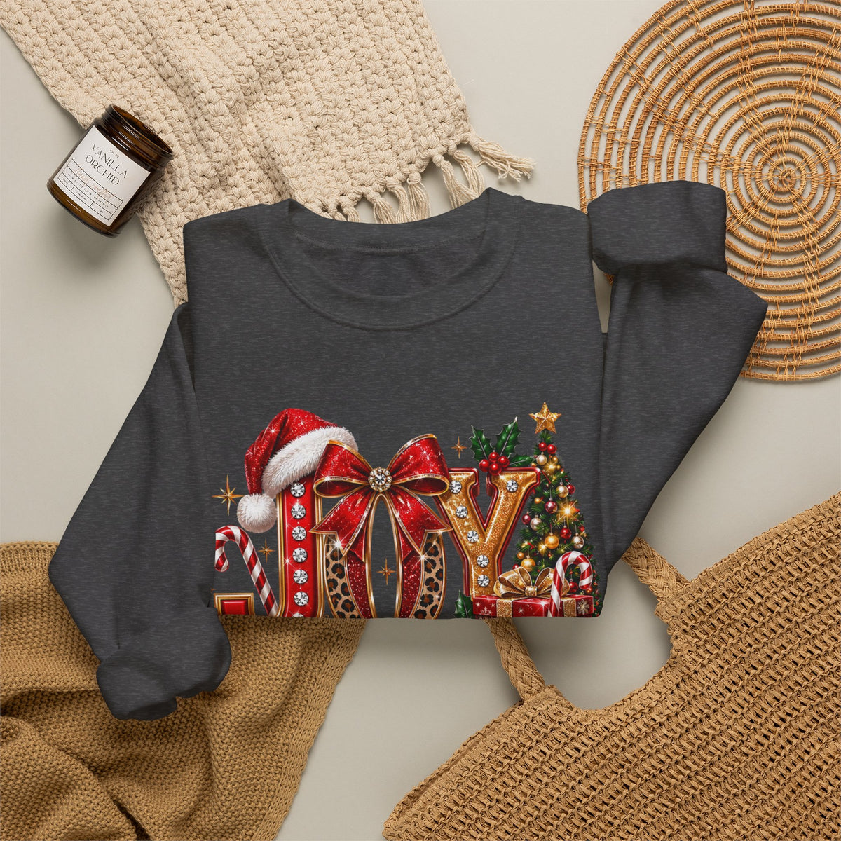 Christmas "Joy to the World" Crewneck Sweatshirt