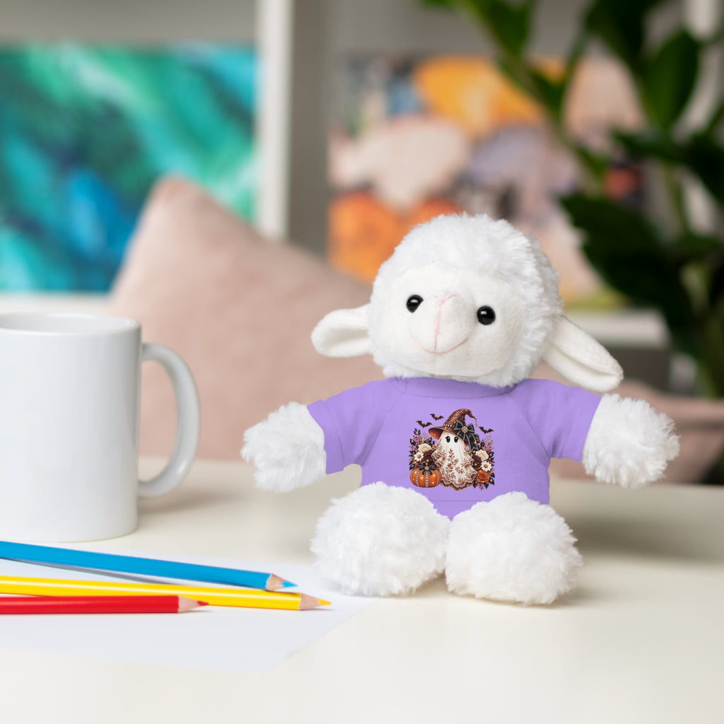 Autumn Owl Plush Bear with Pumpkin Tee