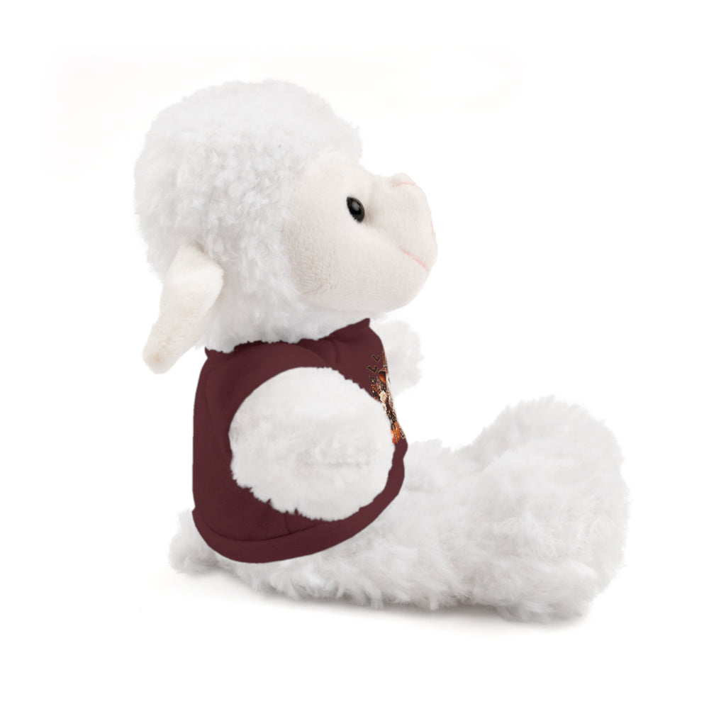 Autumn Owl Plush Bear with Pumpkin Tee