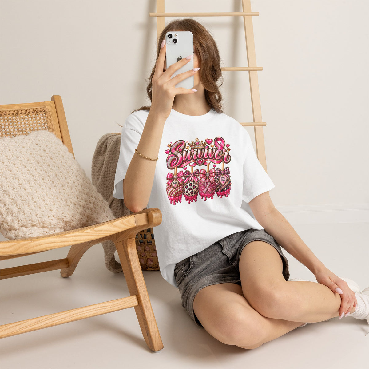 Survivor Pink Ribbon T-Shirt — Breast Cancer Awareness Survivor Tee
