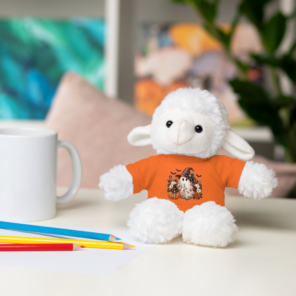Autumn Owl Plush Bear with Pumpkin Tee