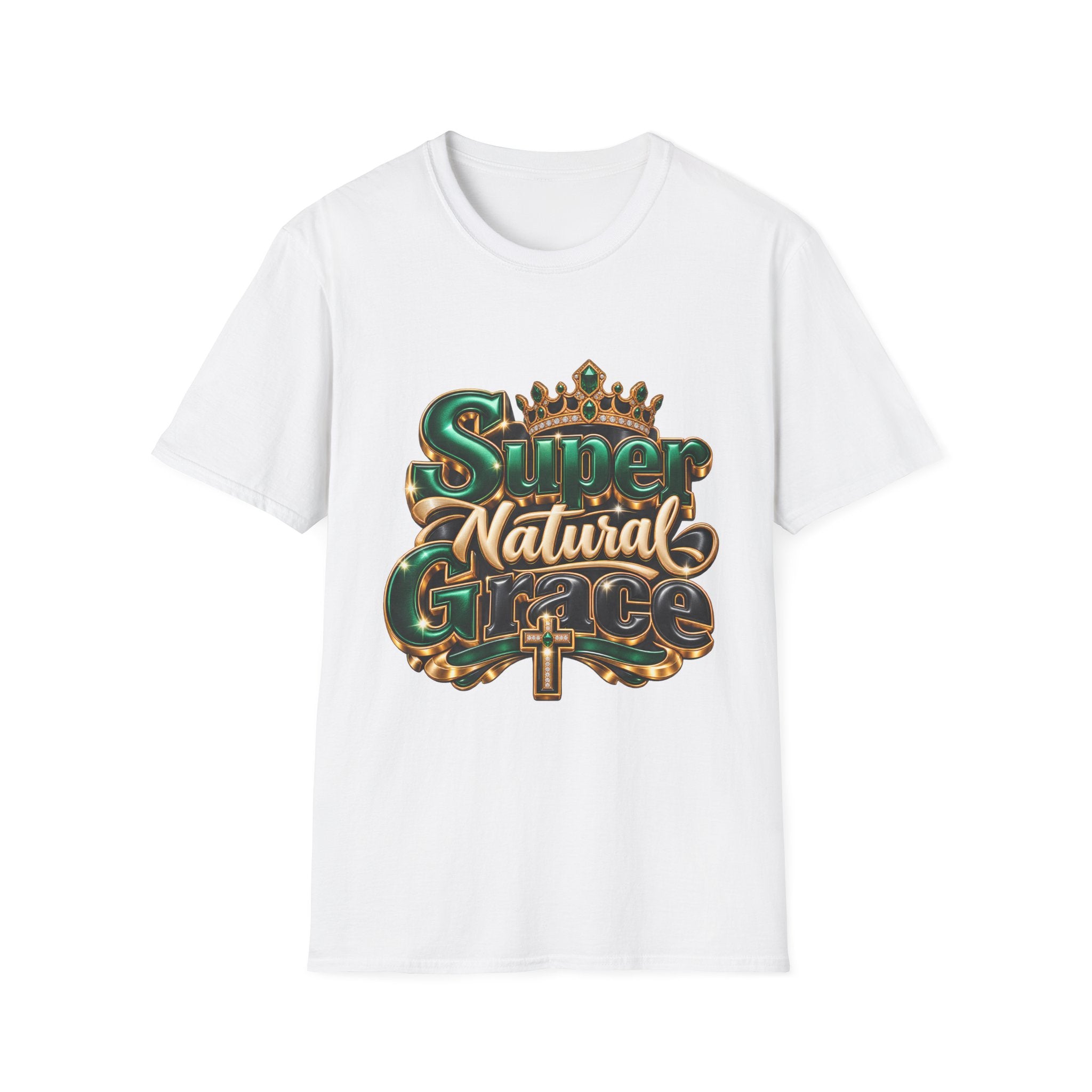 Super Natural Tee — Crowned "Super Natural" Graphic T-Shirt