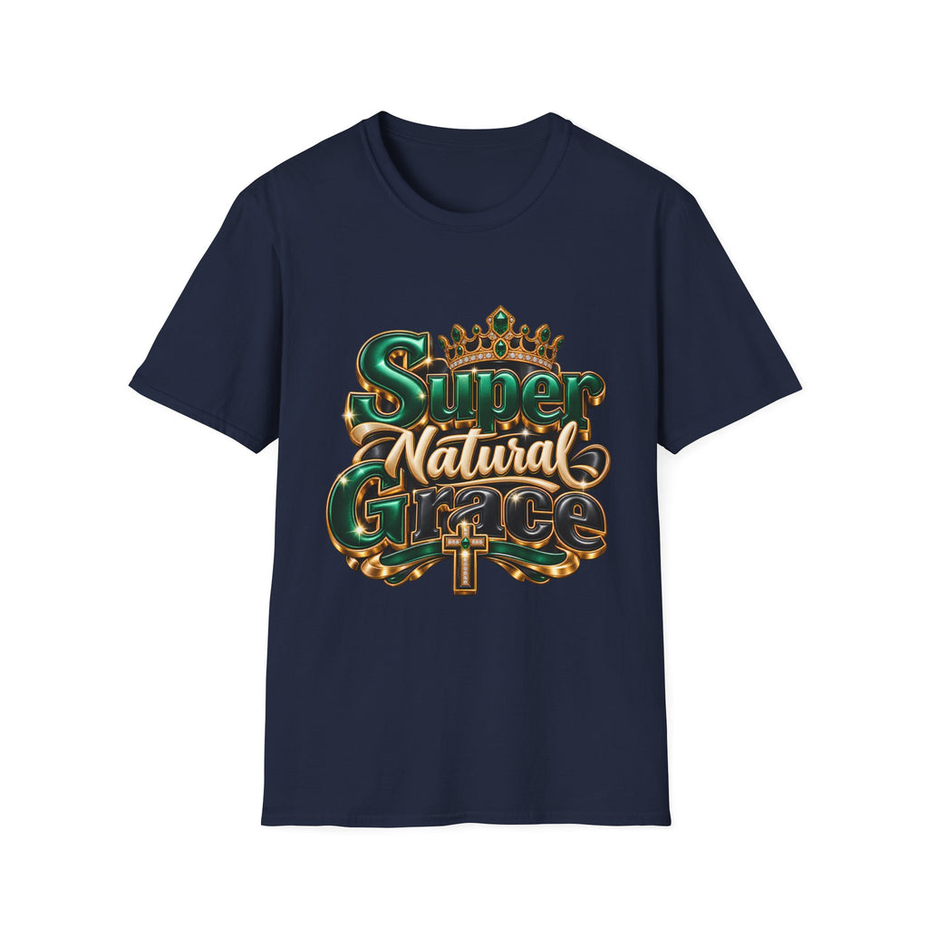 Super Natural Tee — Crowned "Super Natural" Graphic T-Shirt